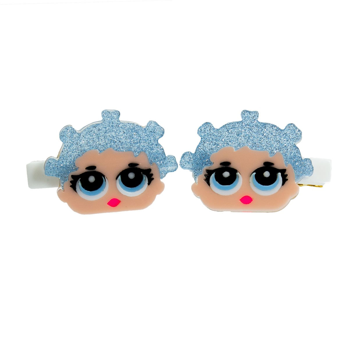 Presilha-Infantil-Lol-Surprise-Boneca-Cabelo-Glitter-Azul-Ludique-et-Badin
