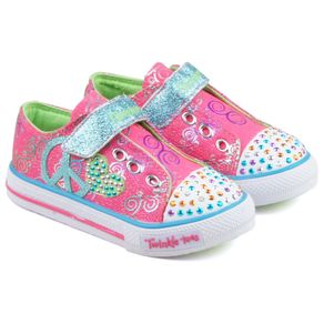 skechers twinkle toes velcro