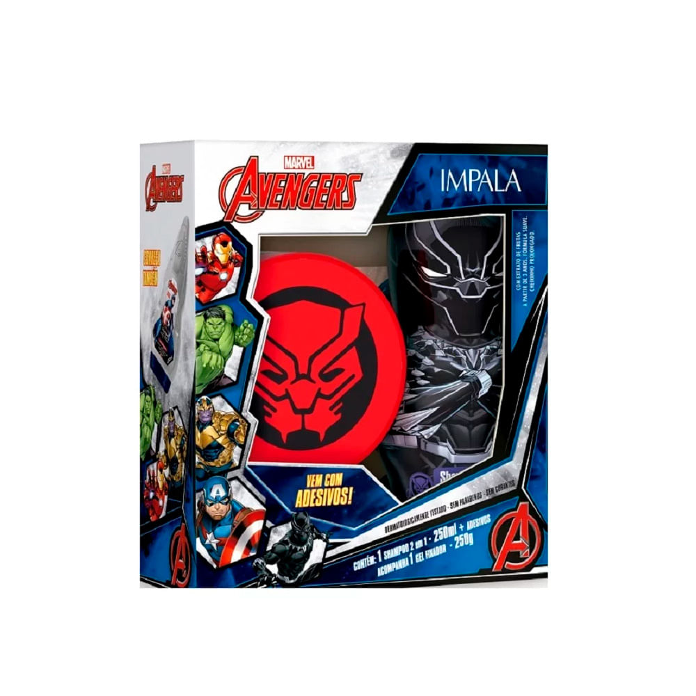 Kit-Marvel-Avengers-Pantera-Negra-Shampoo-2-em-1---Gel-19324--INV21-