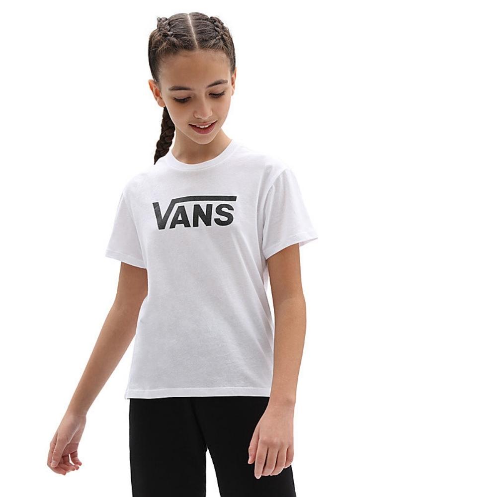 Camiseta-Infantil-Vans-Flying-V-Crew-Girls--10-16--VN0A53P2WHTCASA--2T22-