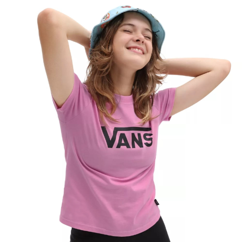 Camiseta-Infantil-Vans-Flying-V-Crew-VN0A53P2BLHCASA