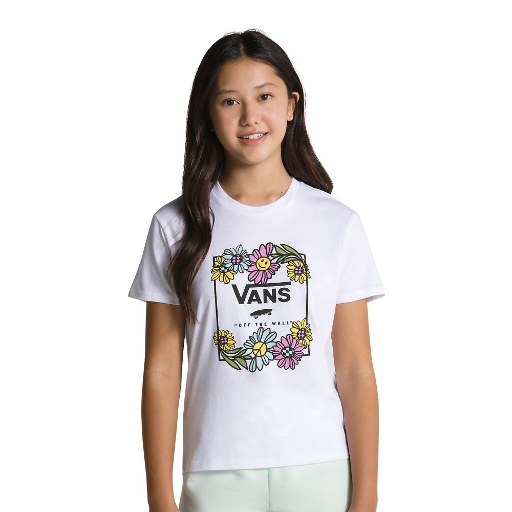 Camiseta-Infantil-Vans-Elevated-Floral-Crew-VN00040MWHTCASA