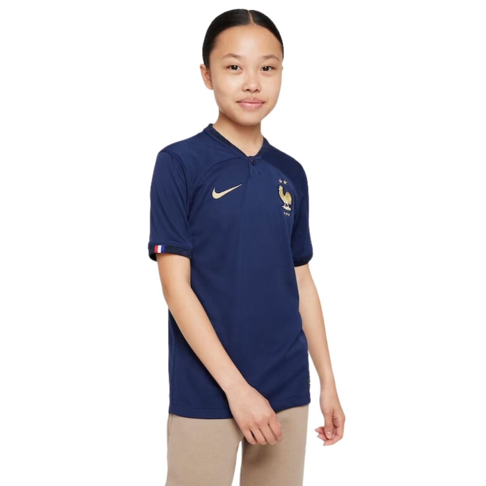 Camisa-Nike-Franca-I-Torcedor-Pro-Infantil-DN0833-410-