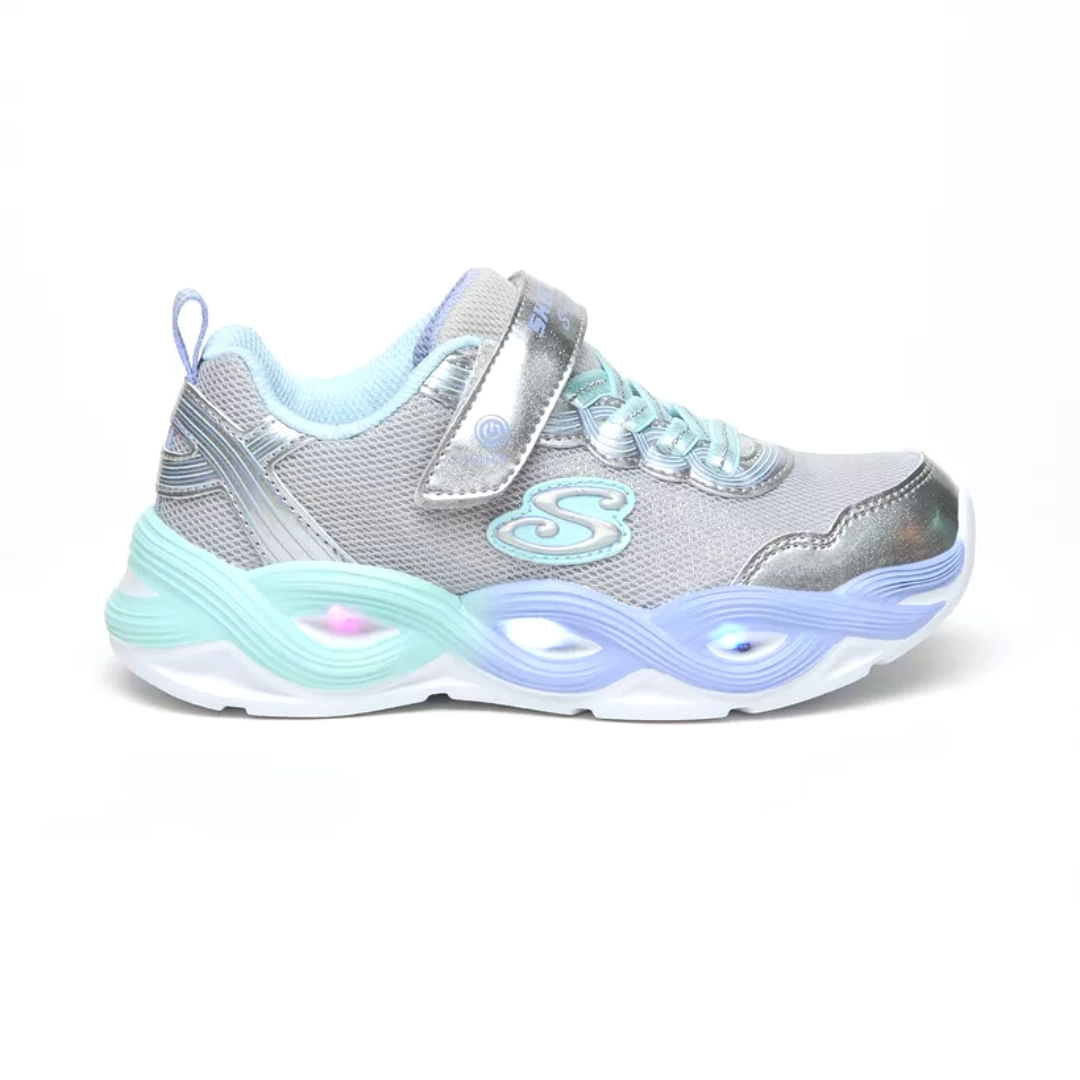 Tênis LED Infantil Skechers Twisty Glow 27-32 303717L_SMLT (INV24)