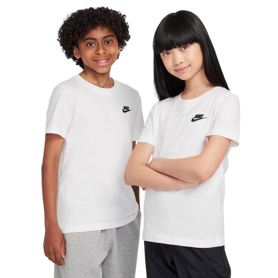 Camiseta-Infantil-Nike-Sportswear-Futur-Branca-XS-L